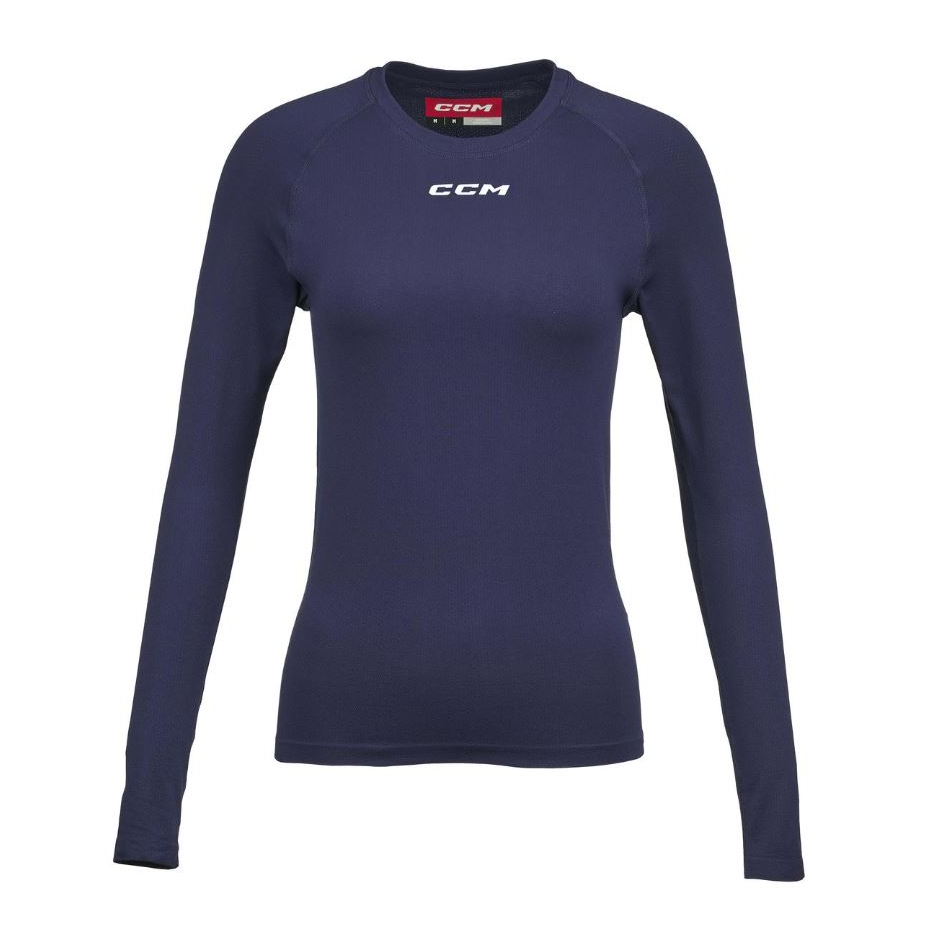 CCM Dámske tričko CCM Women's Long Sleeve Training Tee SR