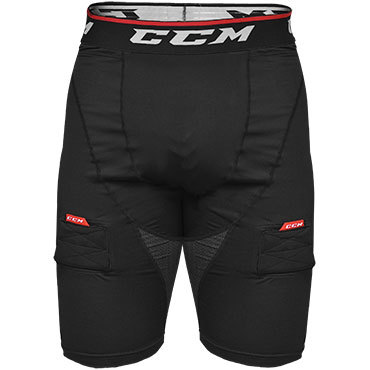 CCM Kraťasy so suspenzorom CCM Compression Shorts Jock JR