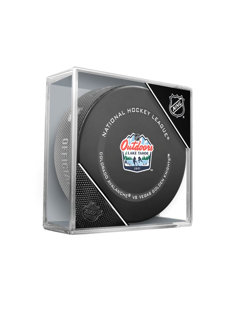 InGlasCo Fanúšikovský puk NHL Lake Tahoe Official Game Puck (1ks)